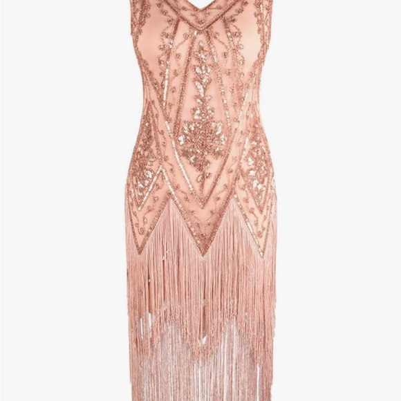 Women's 1920's Flapper Dress/Costume- - Picture 6 of 16